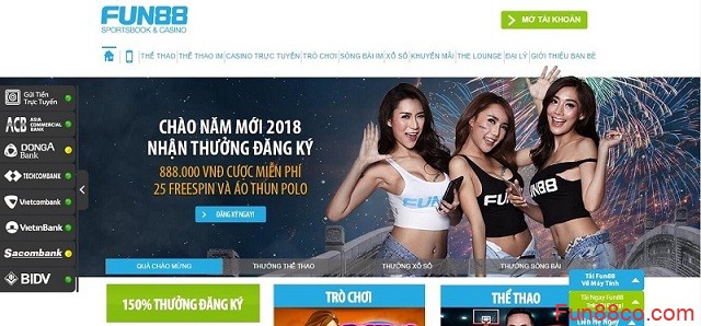 Đánh giá chi tiết về hệ thống sảnh chơi giải trí tại nhà cái Fun88