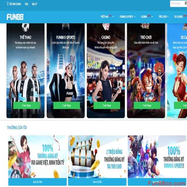Nhà cái Fun88 luôn cập nhật những trò chơi hot nhất trên thị trường