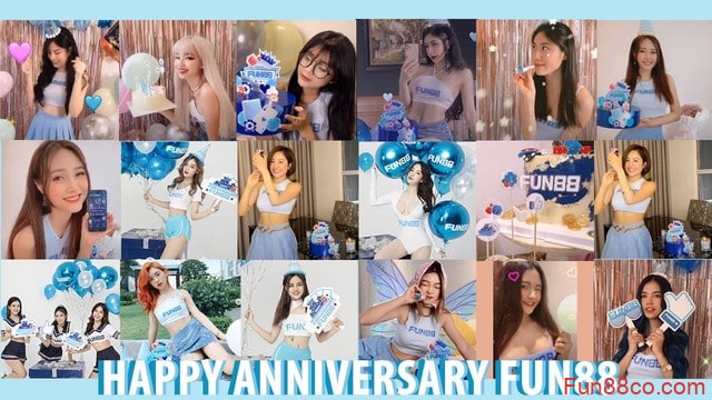 Dàn Hotgirl Quẩy Tưng Bừng Đại Tiêc Fun88! Mưa Quà Tặng, Rinh Tiền Tỉ #Happy12thAnniversaryFun88